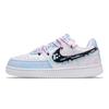 Nike Court Vision 1 Electronic Route Slip Resistant Abrasion Resistant Low Top Skateboard Shoes Men's Blue Pink DH2987-101(Team508-)