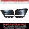 For 2019-2021 Porsche Macan (95B) Front Bumper Air Duct Left and Right OEM 95B121333C1E0 95B121334C1E0 95B121333C 95B121334C