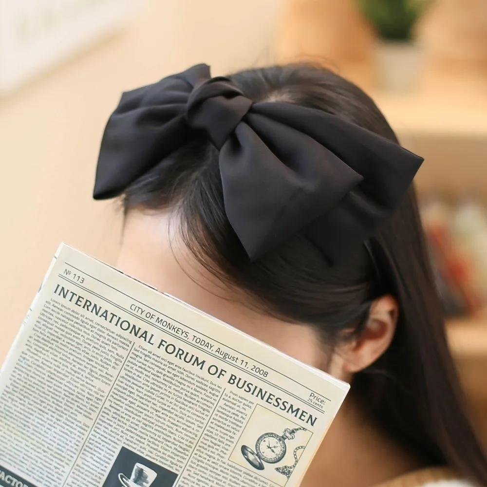 Daily Headband Designer Headband Angel Shushu Satin King Ribbon Hairband Black Ju Vidastory