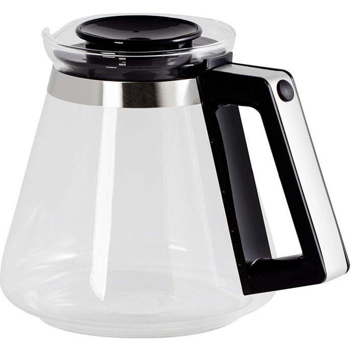 Verseuse en Verre - Melitta - Aroma Signature DeLuxe - 1,25 Litre - Noir/Argent - Filtre