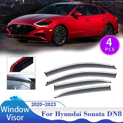 Pour Hyundai Sonata DN8 2020 2024 2024 2024 Fenêtres Pare-soleil Pluie Gardes Évent Fumée Voiture Côté Auvent Abri Extérieur Accessoires