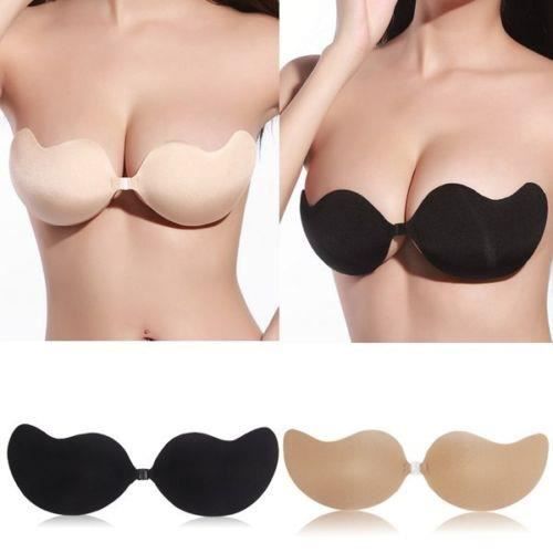 

Soutien-gorge push-up - Adhésif Invisible - Noir - Taille M - Confortable - Dos nu