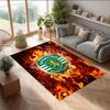 Sporting CP FC Soccer Football Pattern Soft Area Rug Non Slip Indoor Floor Carpet Sports Decor Mat for Bedroom