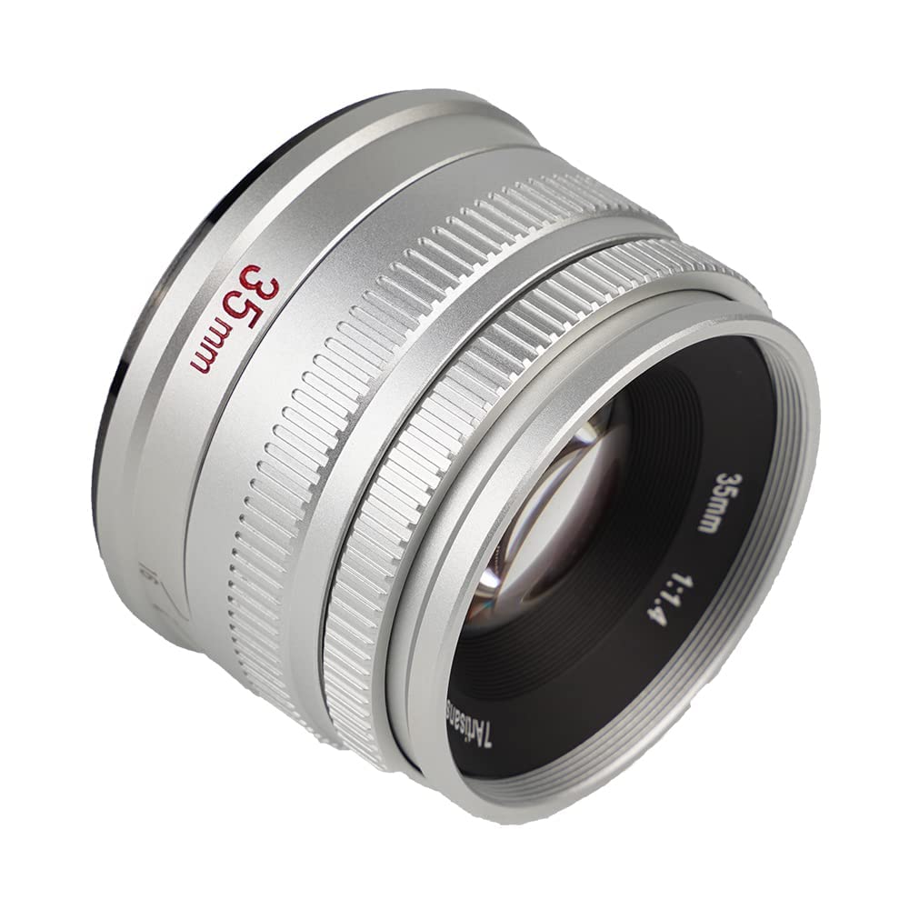 7artisans 35mm Mark II Manual Focus Prime Large Compatible with Fuji Camera F1.4 APS-C Lens, Aperture, X-A1, X-A10, X-A2, X-A3, A-at, X-M1, XM2, X-T1,