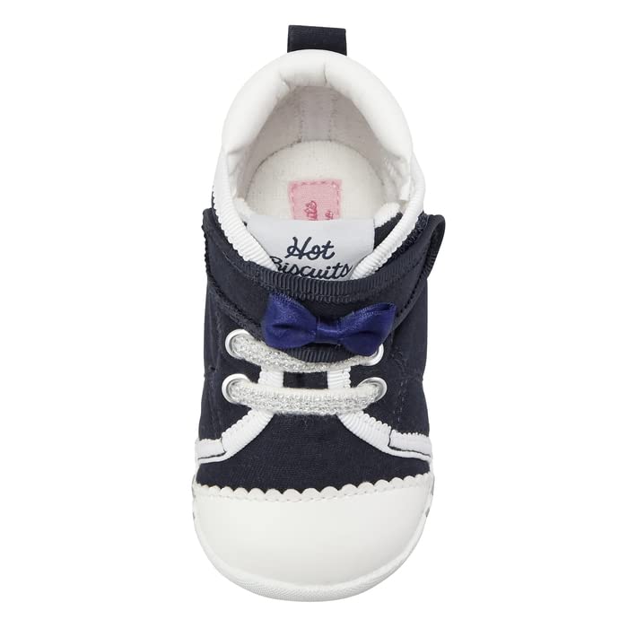 MIKIHOUSE HOT BISCUITS First Baby Size Navy Blue Shoes, 73-9301-575, 11.5cm,
