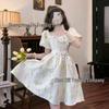 New French Sweet Girl Style Slimming Fairy Net Yarn Dress