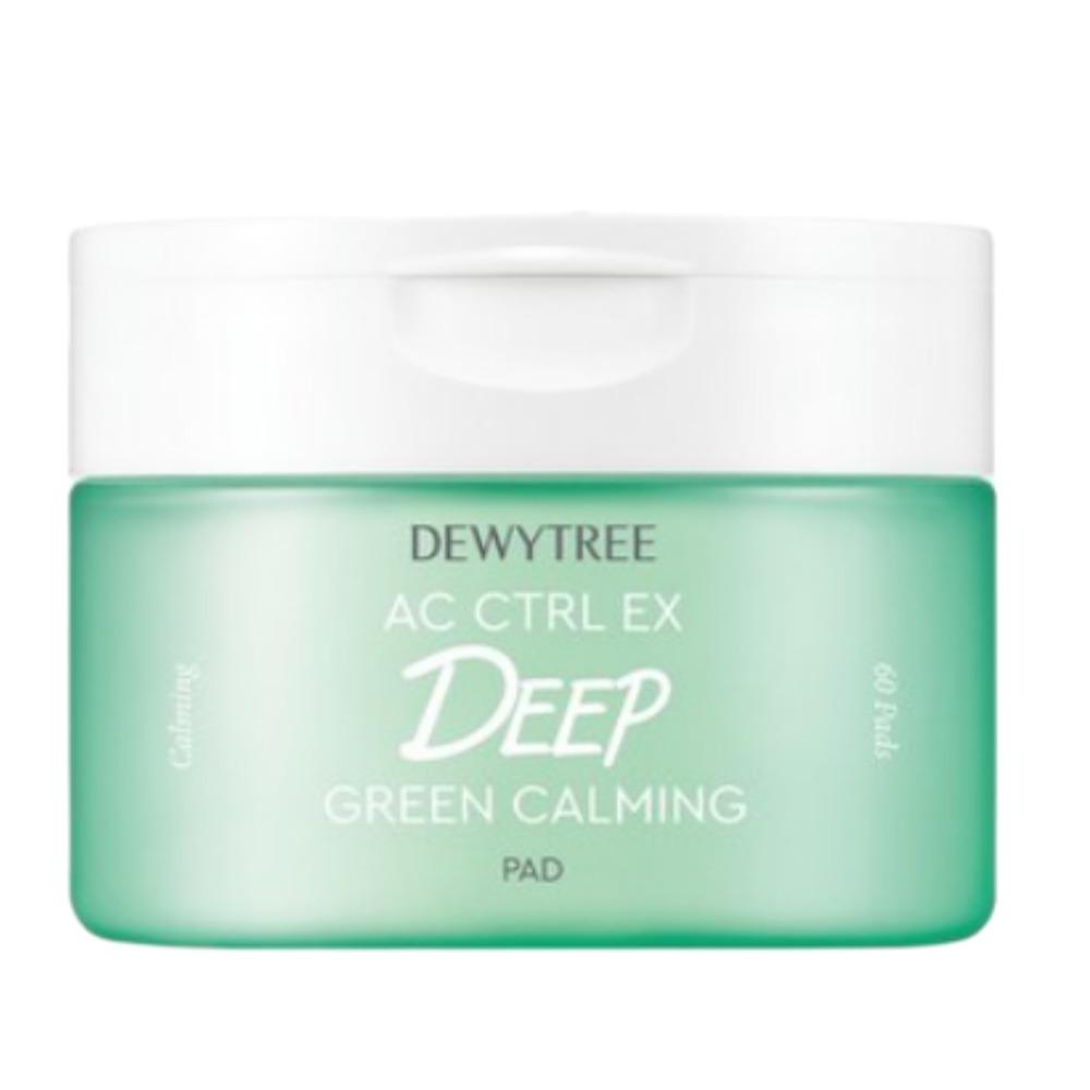 Dewytree AC Control EX Deep Green Calming Pad Soothing Toner Pads 60 Sheets (1 Piece)