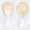 Eileen Fluffy Hair Wig Cosplay Beige Wig Unisex Heat Resistant Fiber Costume Event Wig with Net All-Purpose