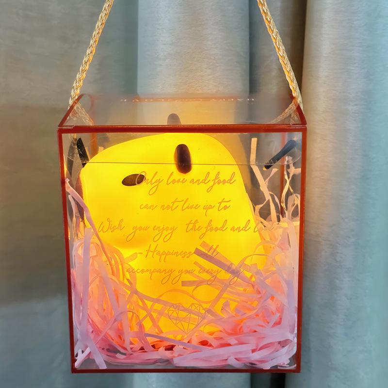 Capybara Night Light: Silicone Child-Friendly Guinea Pig Lamp and Creative Room Ornament