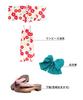 Yukata One Change 3 Piece Set Heiko Junior Girls [KYOETSU] Set, Yukata, Piece, Girls, Ecru, Weave, (Yukata, Obi, Geta), (3.Plum Stripes, 130cm)