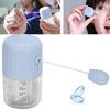 Laveur de Lentilles de Contact Portable Nettoyeur de Lentilles Manuel Étui Rotation Mignon Appareil de Nettoyage Bleu