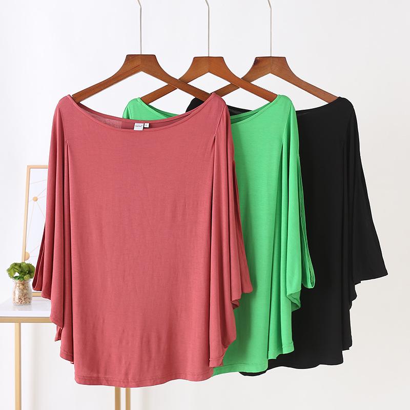 2024 Spring/Summer Women's Loose Fit Round Neck Short Sleeve T-shirt, Large Size, European & American Style