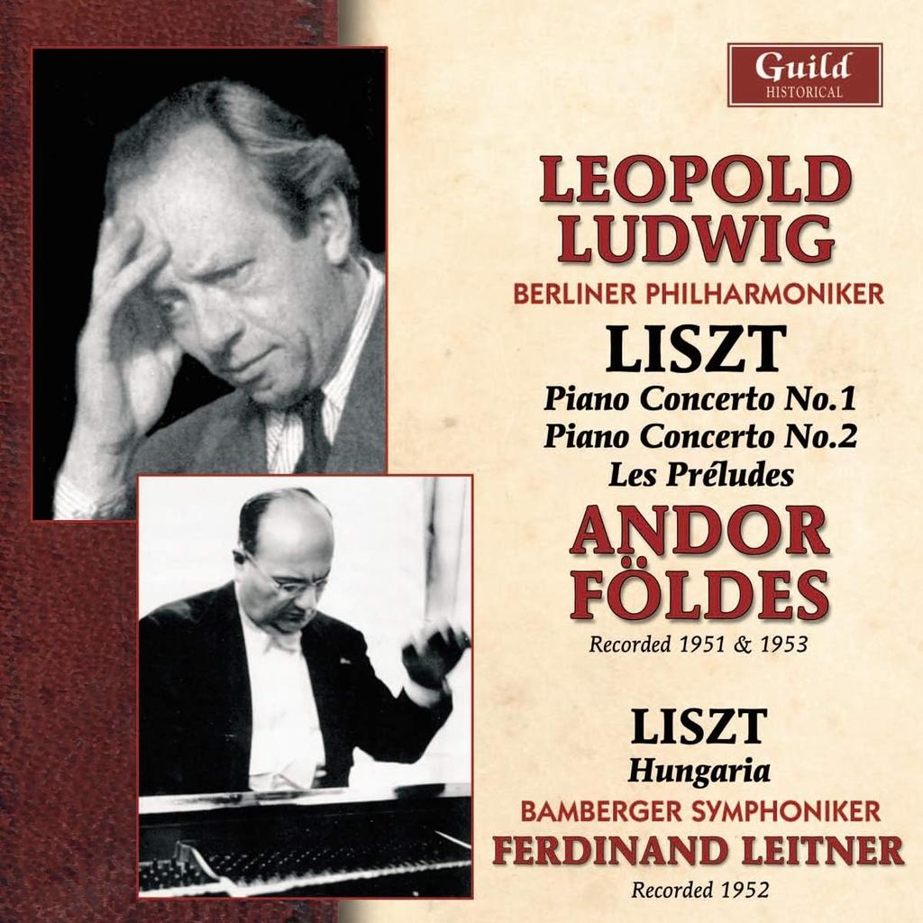 CD F. LISZT, ANDOR FOLDES, LEOPOLD LUD - Liszt: Piano Concerto 1 & 2  GHCD2381 Japan ObiClassical Used