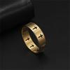  Classic Christian Cross Rings for Women Men Stainless Steel Jesus Supernatural Protection Amulet Jewelry Party Gifts