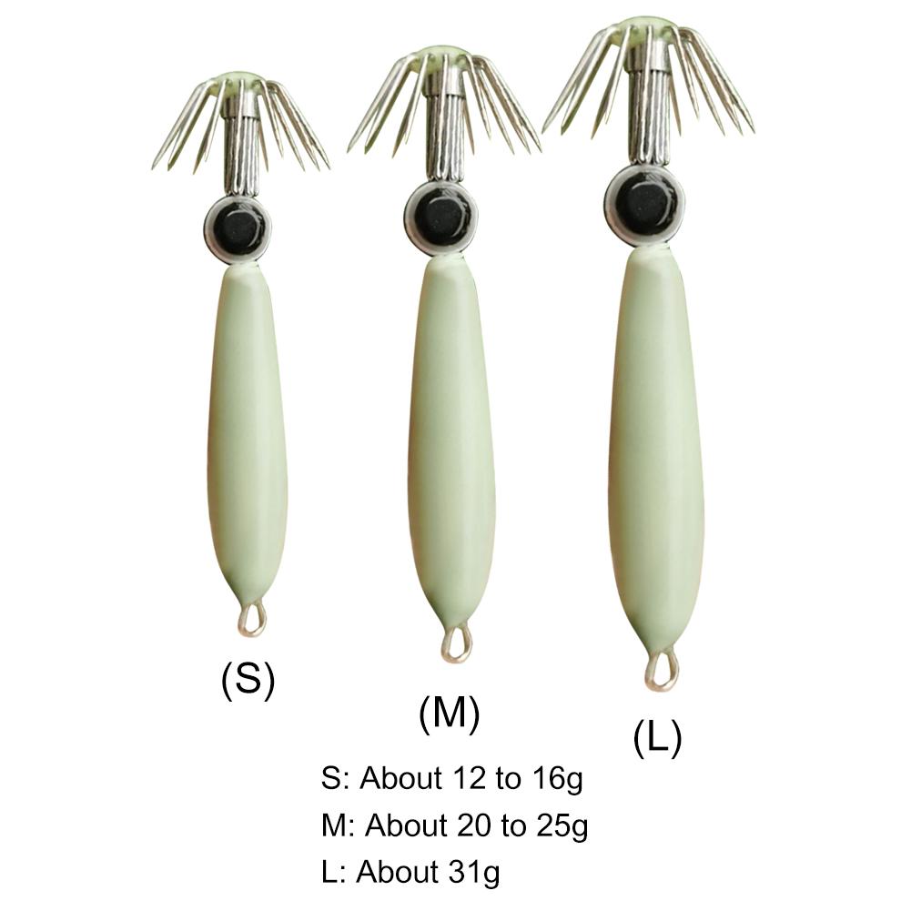 Luminous Cuttlefish Shrimp Bait Lightweight Artificial Octopus Fishing Lure Tackles Tools for Fisherman Angler