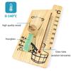High Accuracy Wooden Thermometer Wall Hanging Thermometer Temperature Meter
