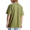 Calvin Klein Jeans Oversized Letter Print Crew Neck Short Sleeve T-Shirt Men Tops Green J30J325201-L9N