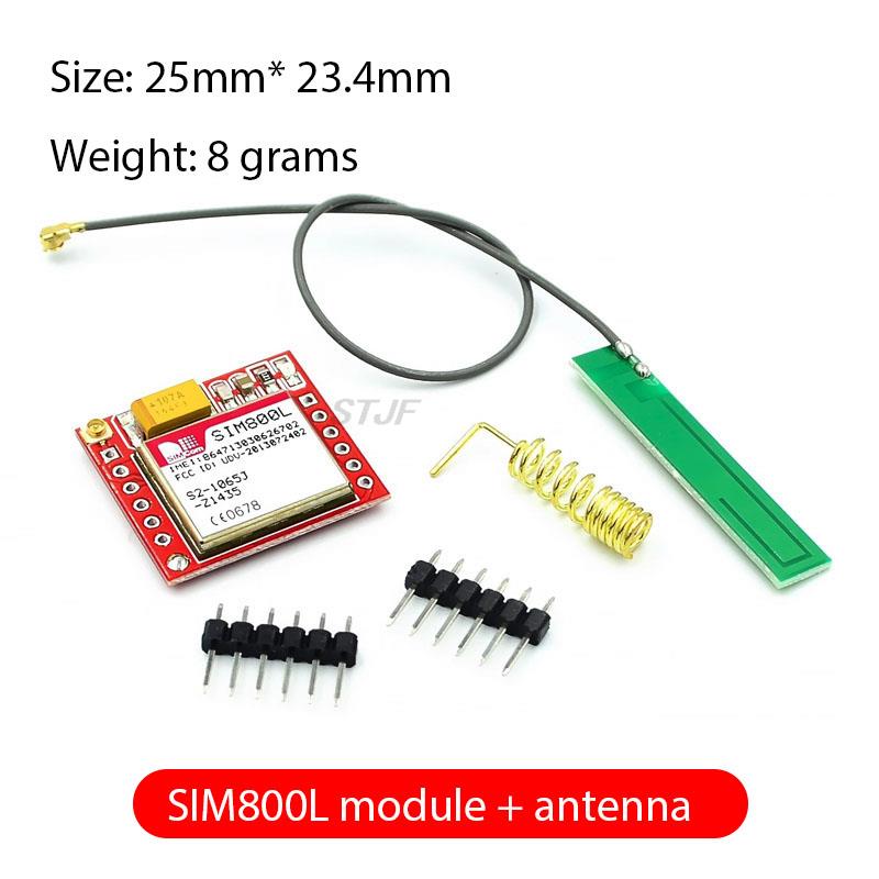 SIM800L GPRS GSM Module Micro SIM Card Core Quad-band TTL Serial Port Antenna PCB Wireless WIFI Board for Arduino Smart Phone