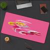 Princess Peach Theme Mouse Pad, Non Slip Rubber Base, Multifunctional Office & Home Decor, Perfect for Workspace Personalization.