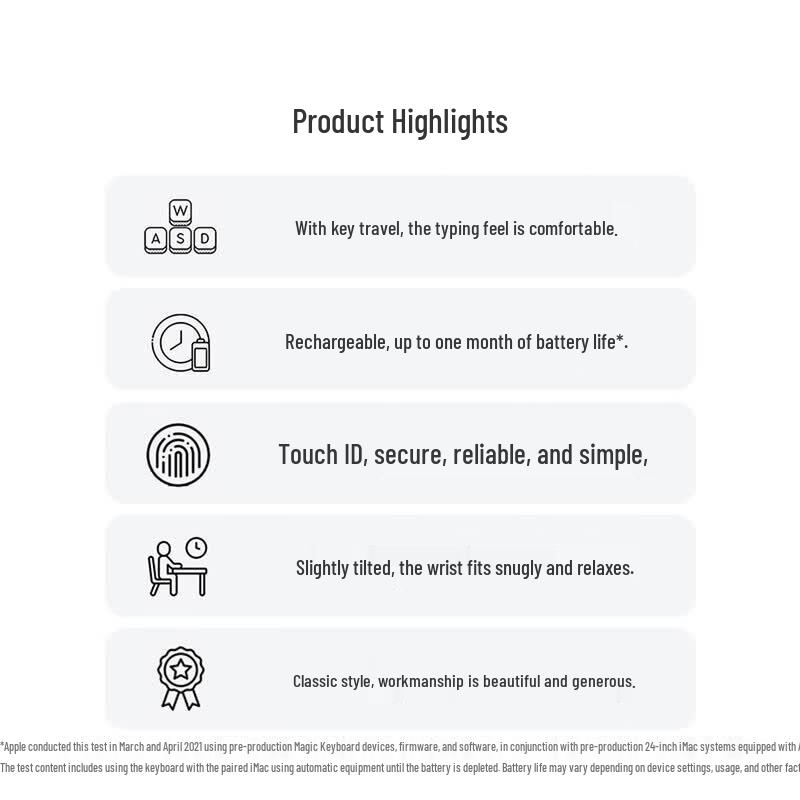 Apple Magic Keyboard with Touch ID (Chinese Pinyin)