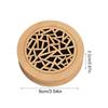 1PC Round Meditation Wood Censer Home Decor Hollow Out Study Room Accessory Aromatherapy Box Yoga Multiple Options Available