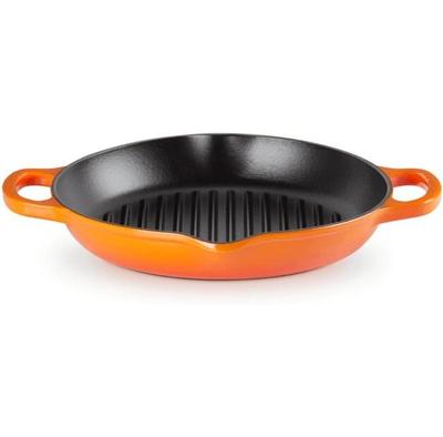 Cast Iron Grill Pan High Round Le Creuset Red 25 Cm (20208250900422)