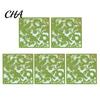 Decorative Wall Panel 5Pcs Hanging Room Divider Panel, Hollow Flower Butterfly Bird Screen, Easy Installation Partition Square for Home Living Office