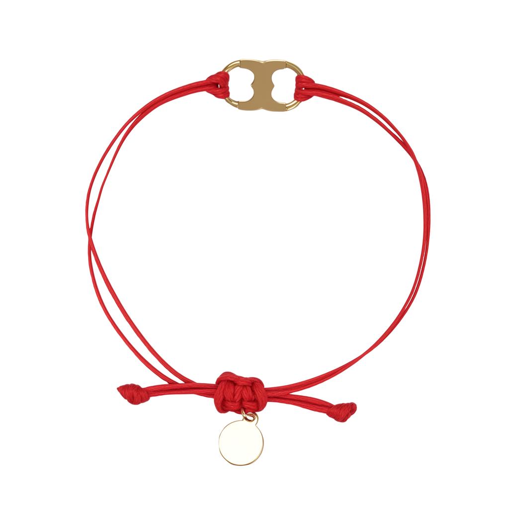 Tory Burch Modisches Lässiges Vielseitiges Armband Damenarmband Messing Rot 53484-618