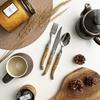 LAGUIOLE Janneron Laguiole Tableware Marble Brown 1-Person Set (3 Pieces)