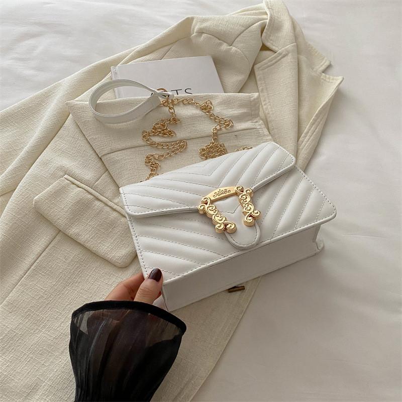 Stylish Fall Season Chain Crossbody Bag For Women Trendy Small Handbag 2024