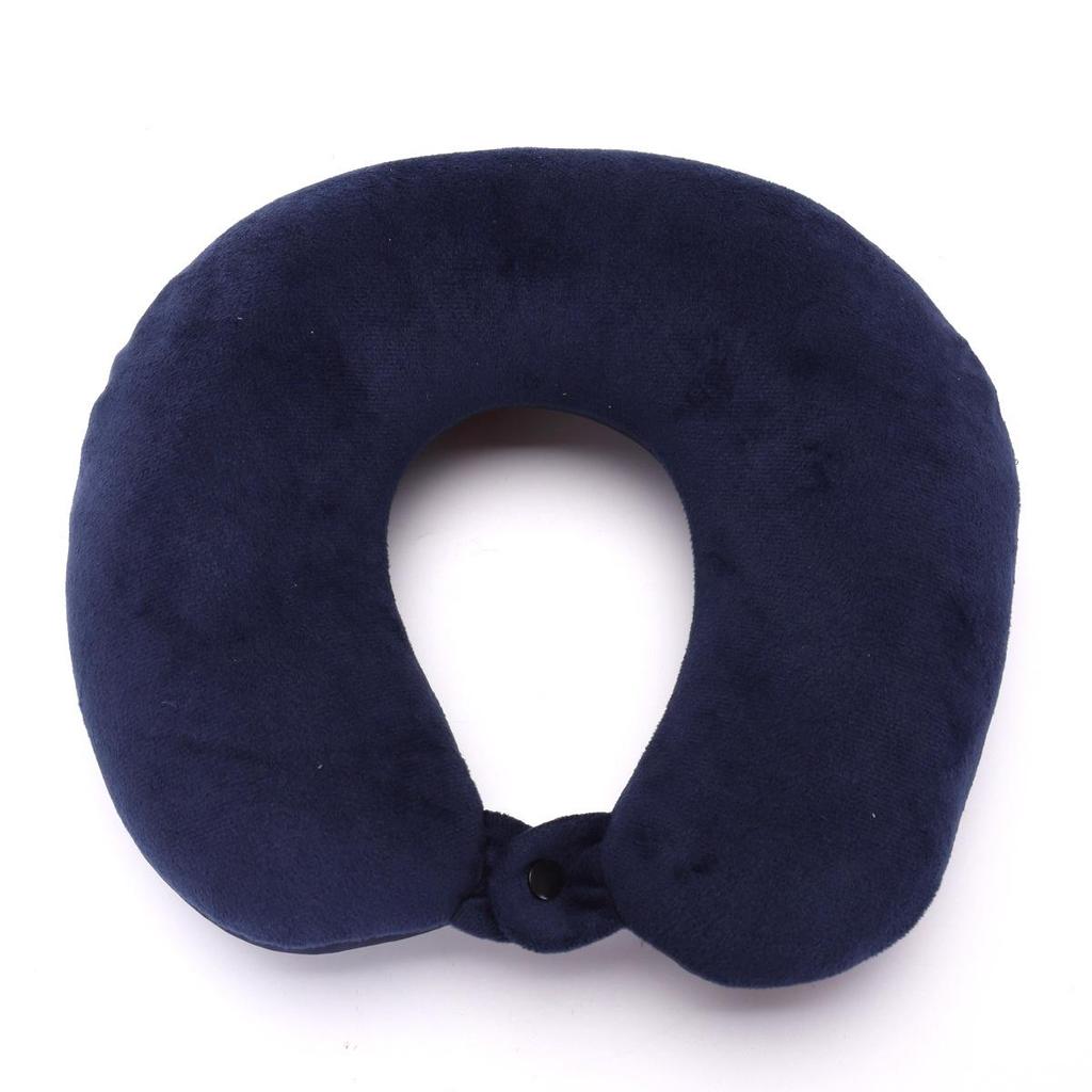 Almohada de Viaje en Forma de U para Cuello y Respaldo de Partículas de Espuma