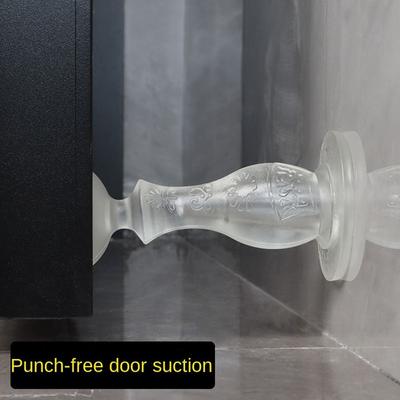 Neuer Silikon-Türstopper Wandschutz Selbstklebender Bodenhalter Antikollision Stark Saugend Türstopper Schlafzimmer
