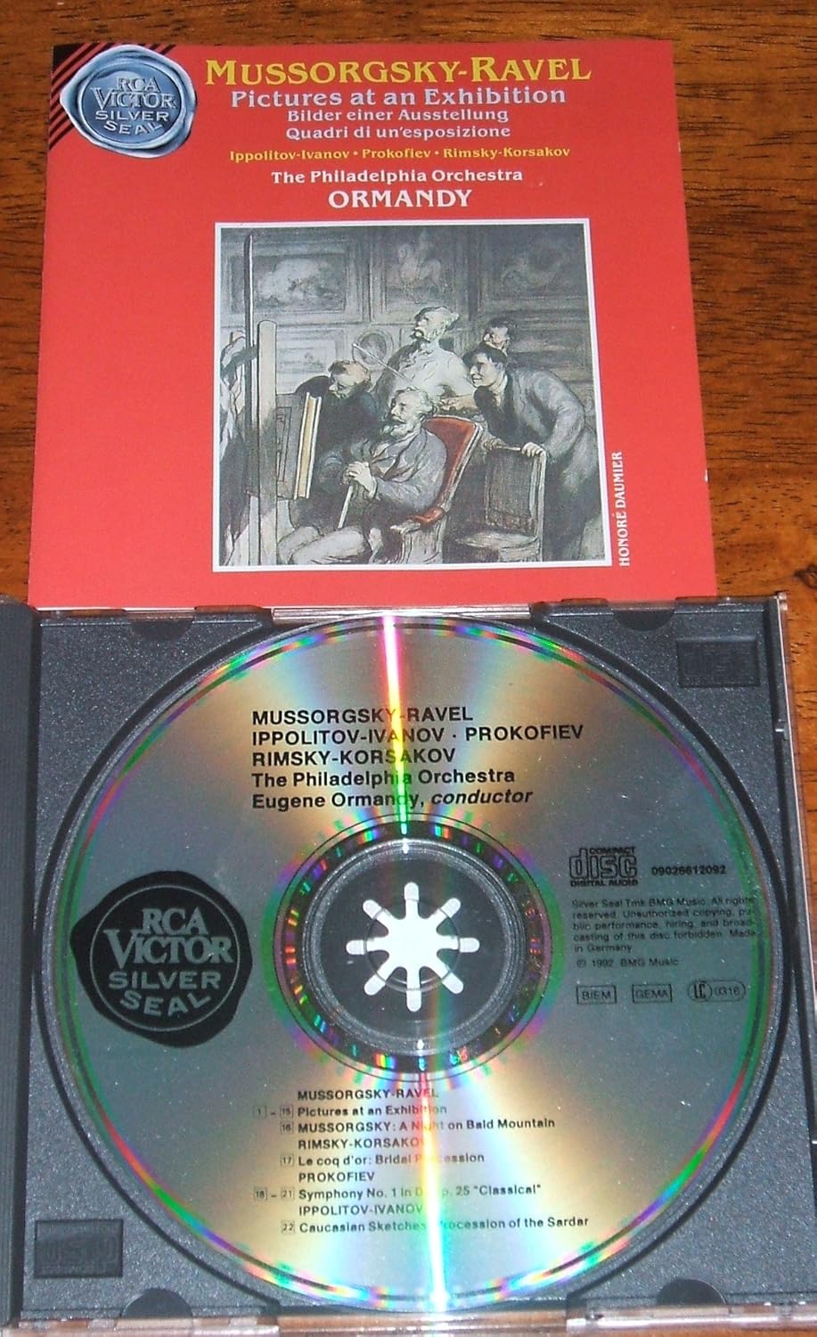 

CD MUSSORGSKY, ORMANDY; PHL - Pictures at an Exhibition 09026612092 US Classical Used