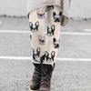 Women's High Waist Yoga Leggings Slim Fit Streetwear Cat Digital Print Stretch Fitness Workout Pants