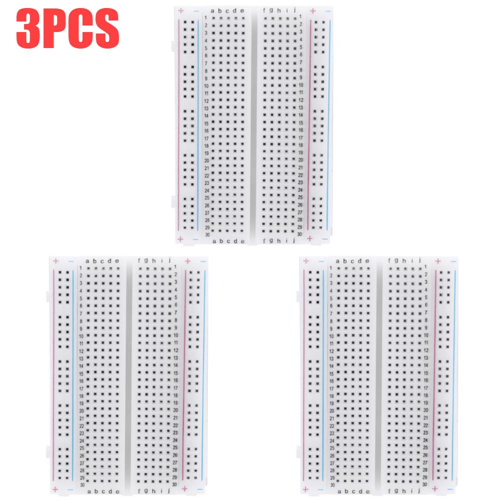 1-10pcs Breadboard 400 Point PCB Board  MB102 Test Develop Nodemcu Raspberri PI 2 lcd High Frequency 40pin Dupont Line