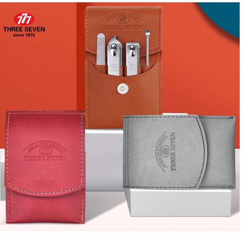 THREE SEVEN 4-Piece Nail Clipper & Grooming Kit