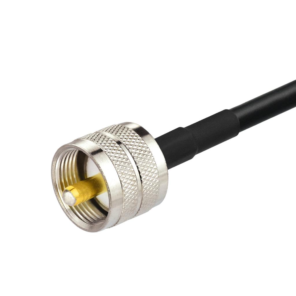 Hot Superbat PL259 UHF Male To AM/FM Motorola Male Connector - Car Radio Antenna Aerial RG58 Cable Extension Lead 12"