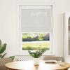 Pleated Blind Light Grey 80 X 100 Cm Fabric Width 79.4 Cm Polyester