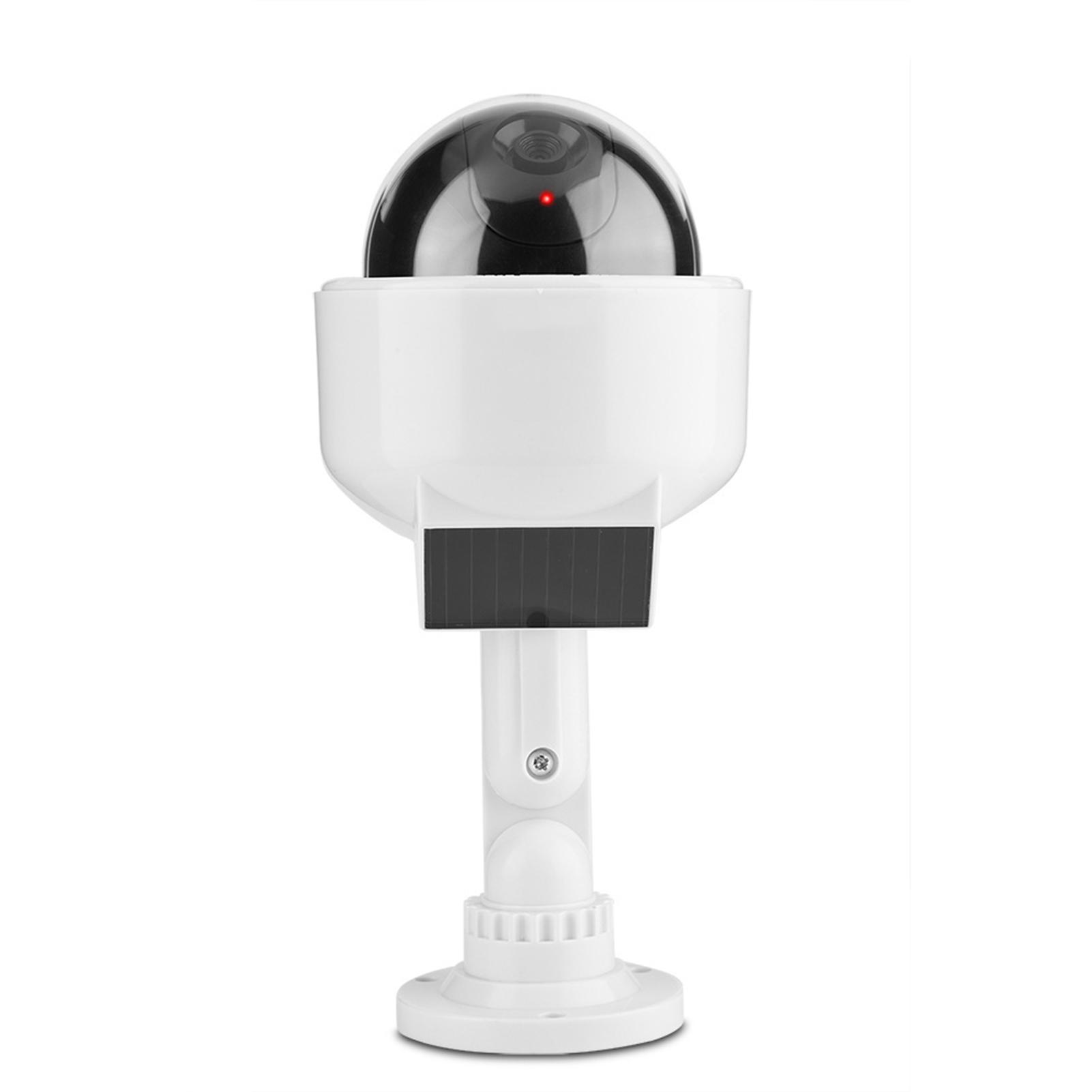 

Dummy Camera Indoor & Outdoor Realistic Dome Shape Solar Security Camera for Home Warehouse