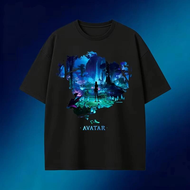Avatar Navi in Jungle At Night Shirt - Avatar Shirt - Avatar Pandora Sweatshirt 100% Pure Cotton T-shirt S