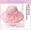 Floral Sun Hat For Women With Large Brim Foldable Uv Protection For Spring Summer Outdoor Wear