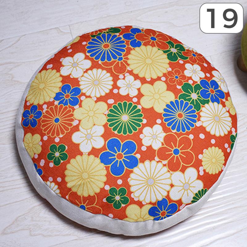 Runde Hippie-Bodenkissenhülle im Ethno-Stil Marokkanische Futon Böhmische Mandala Meditation Pouf Homestay Hocker Dekor Kissenbezug