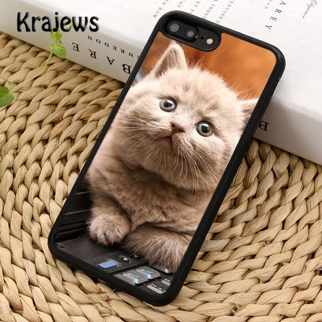 Krajews Cute Kittens Cat Soft Phone Case Cover For iPhone 14 5 6s 7 8 Plus X XR XS 11 12 13 Pro Max Samsung Galaxy S21 S22 Ultra
