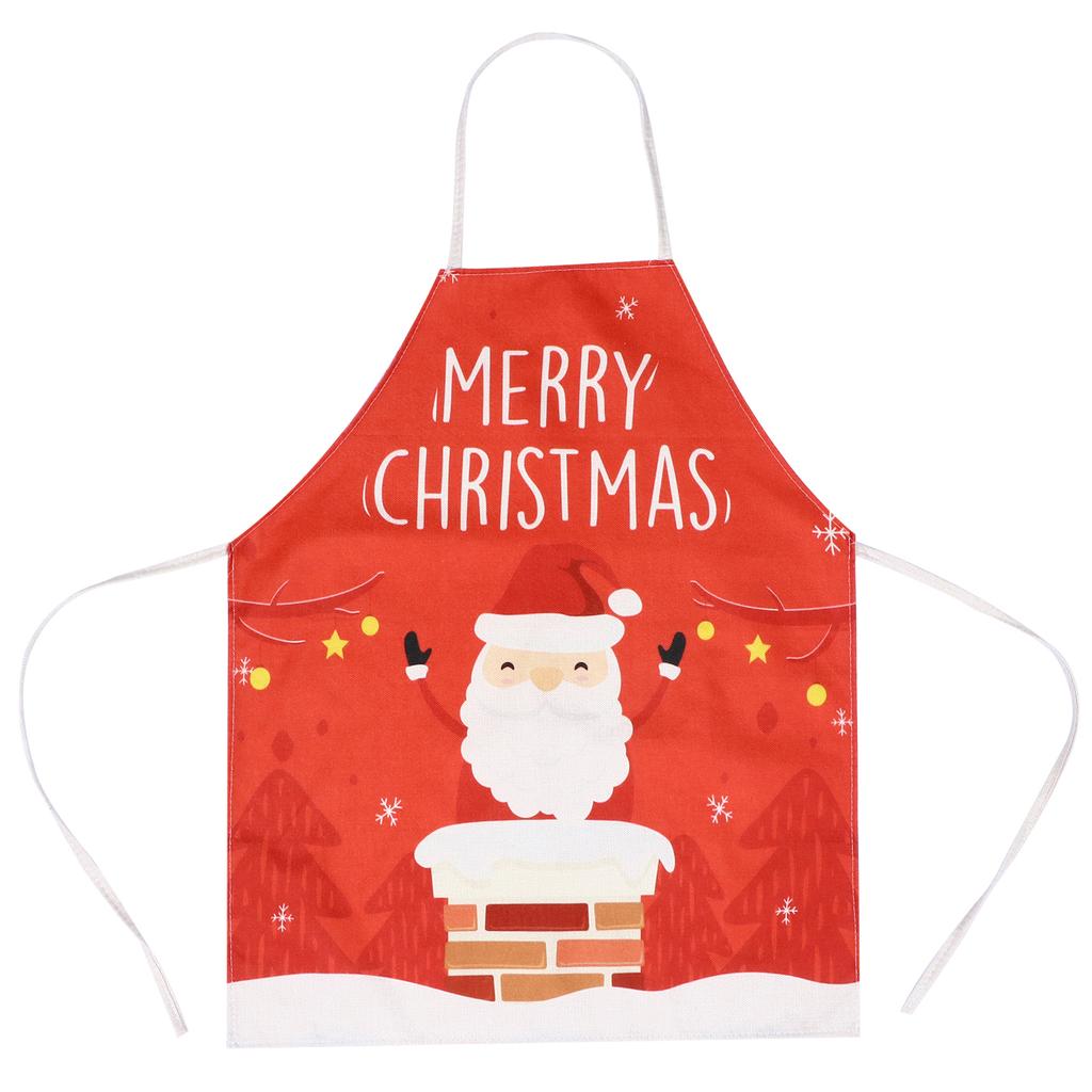 Buy 1Pc Christmas Elements Apron Home Apron Creative Kitchen Apron