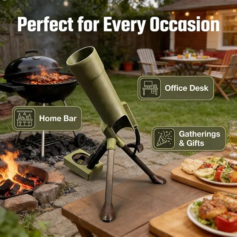 330500Ml Creative Bottle Opener Launch Spring Cap Bottle Opener Kitchen Party Supplies Bar Drinking Tools Kitchen Accessories
