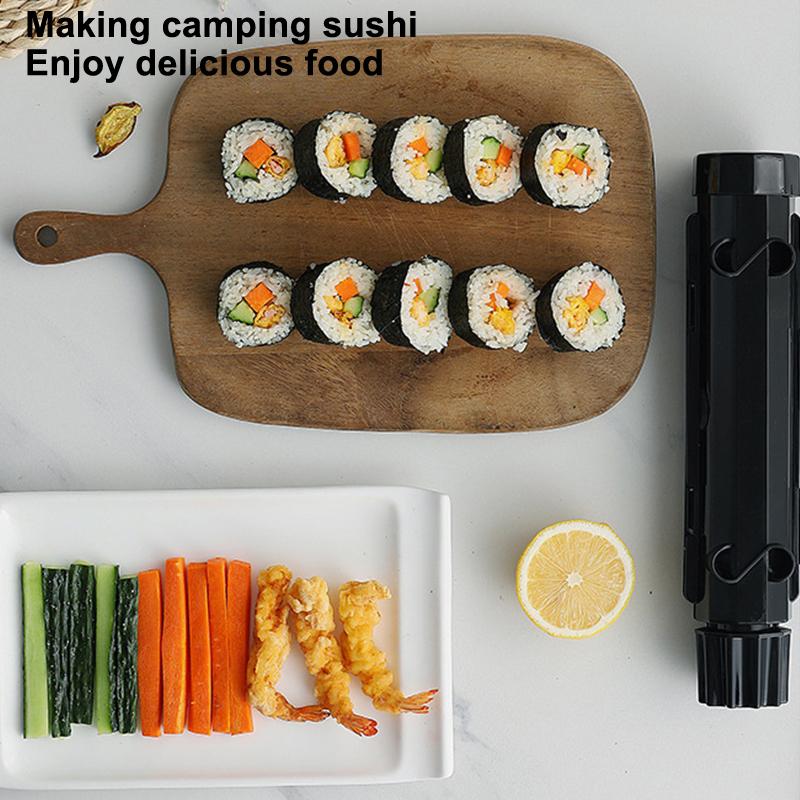 Diy Cylinder Sushi Making Machine Quick Sushi Bazooka Japanese Rolled Rice Meat Mold Rice Ball Mold Kitchen Bento Accessories