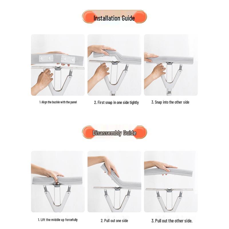 28cm Verdickter Faltbarer Schwammroller-Mopp mit Freihändiger Auspressfunktion