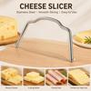 Cheese Cutter Adjustable Slicer for Kitchen Home Restaurant Food Prep Stainless Steel Butter Ham Dishwasher Safe 6