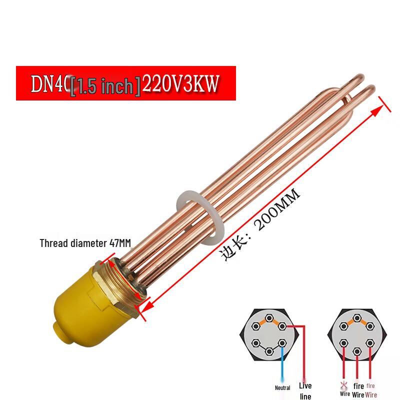 

Copper Hex Head Industrial Heating Element