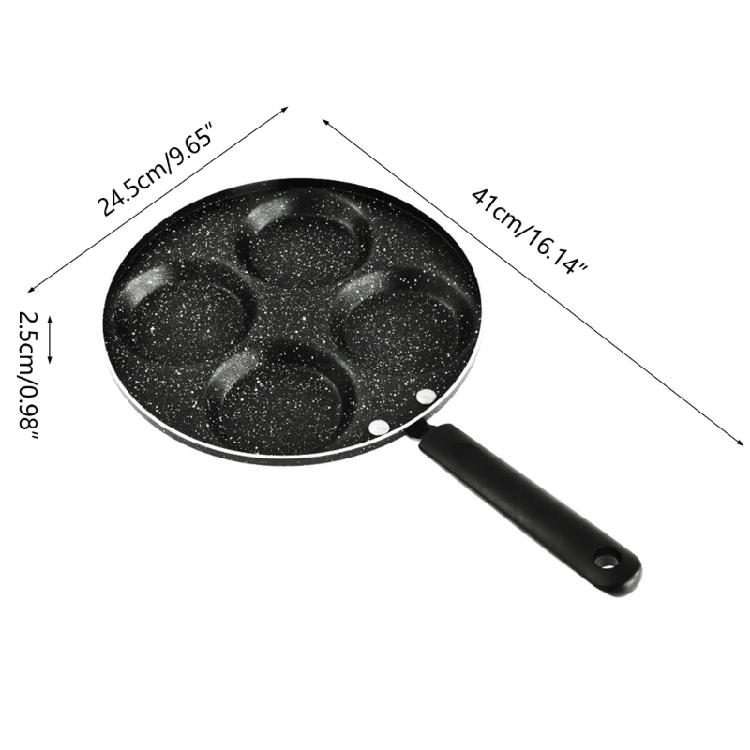 Convenient Cooking Tool Aluminum Fryings Cookware Eggs Fryings Pots for Kitchen